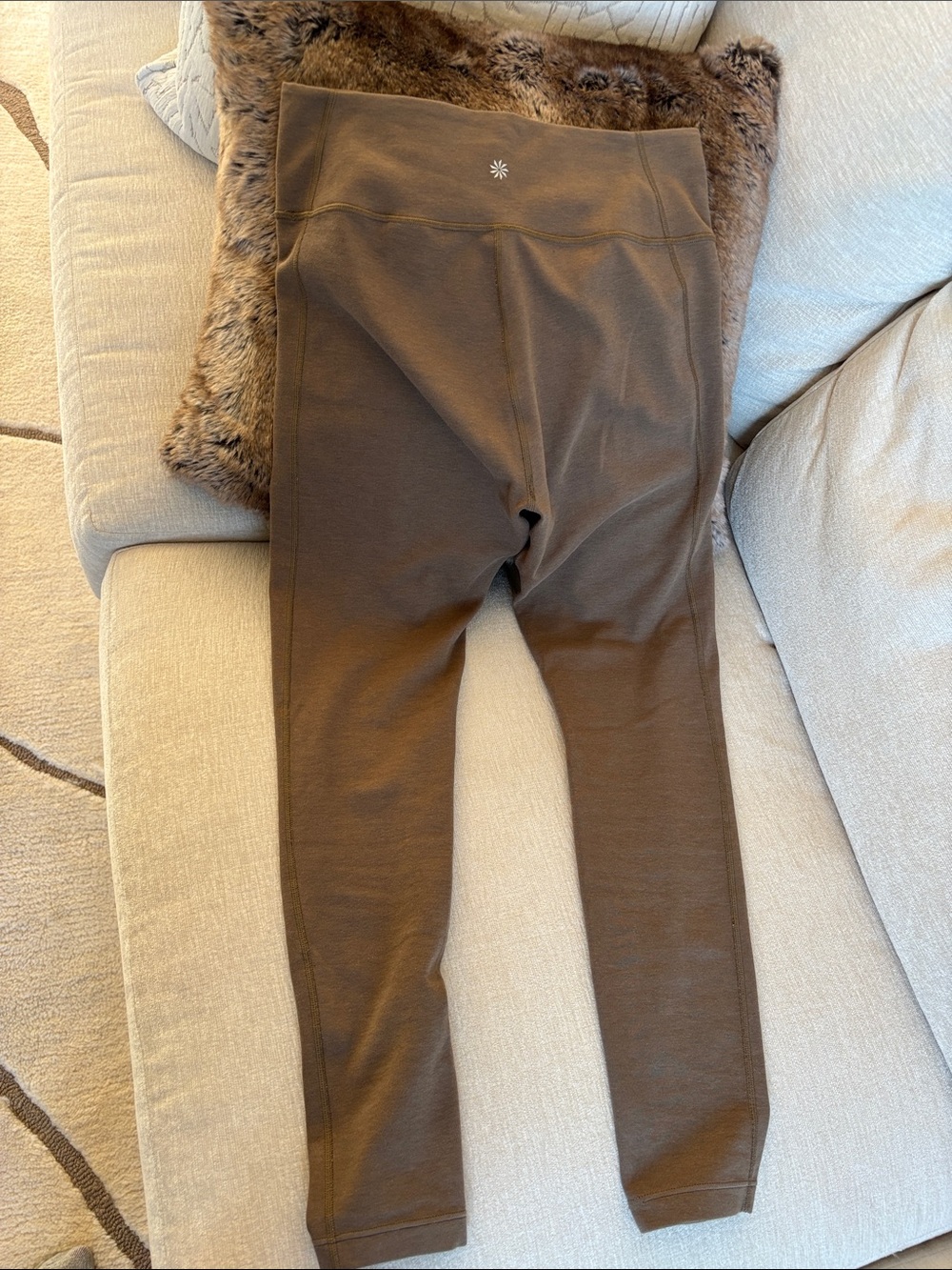 Athleta Brown High-Rise Intuition Leggings